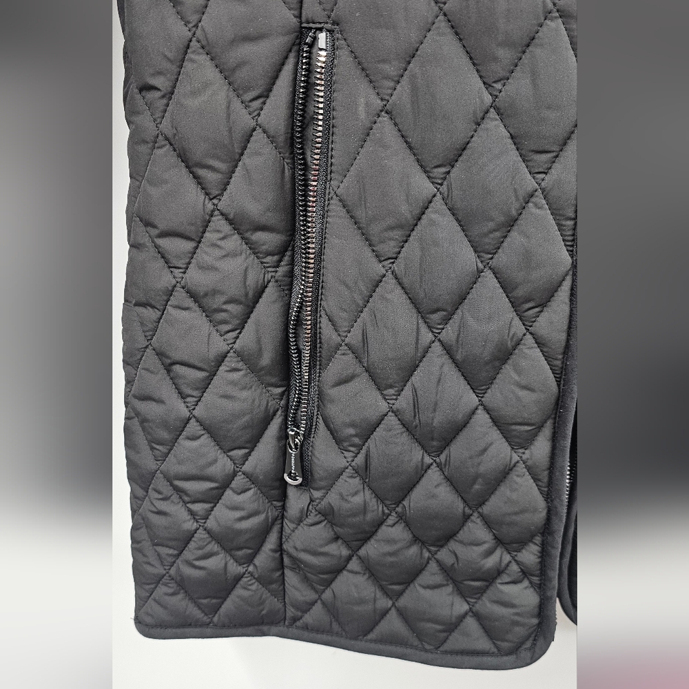 Bernardo Black Puffer Jacket with Quilted Design - Picture 5 of 16